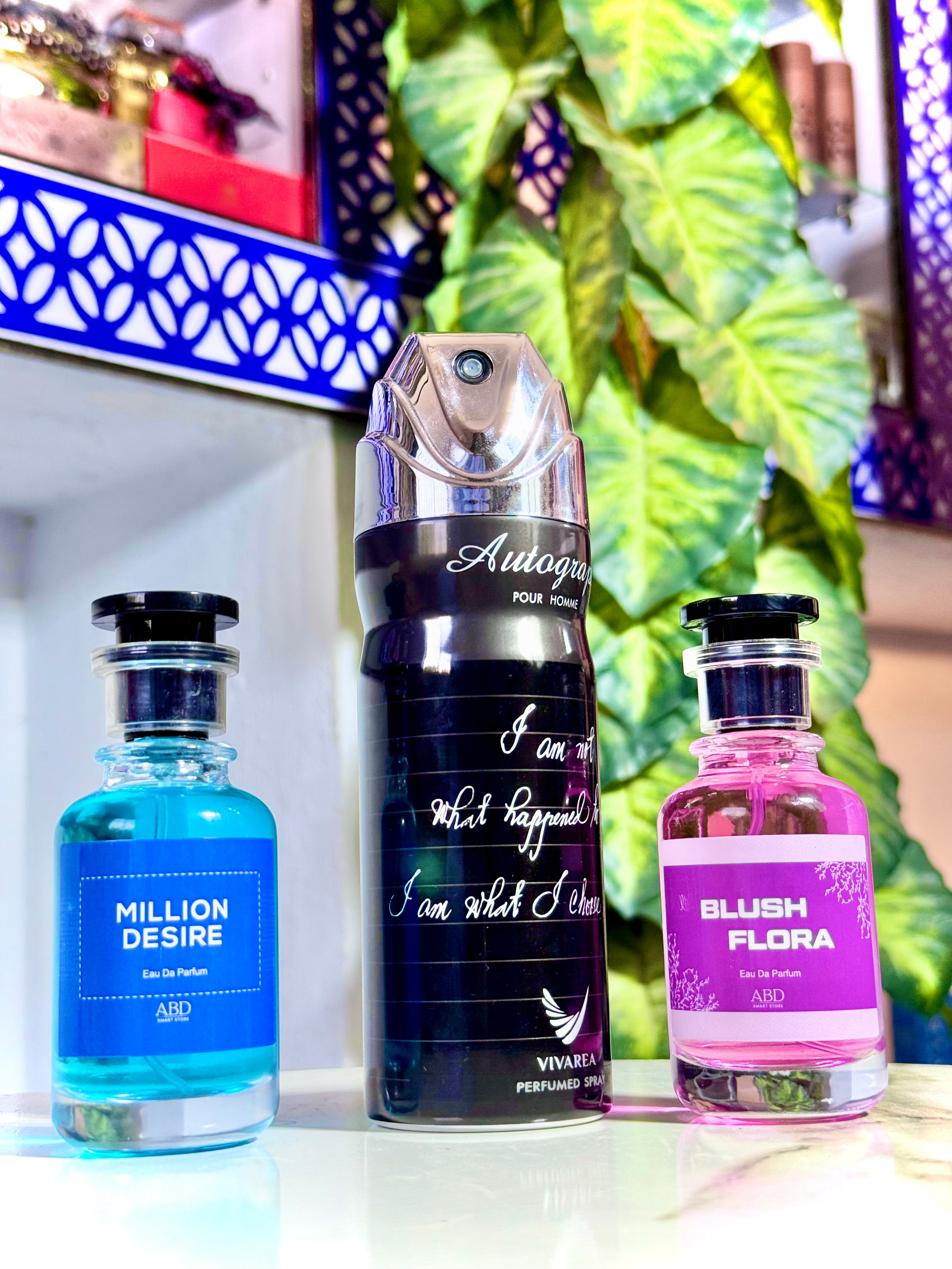 Flora + desire + bodyspray