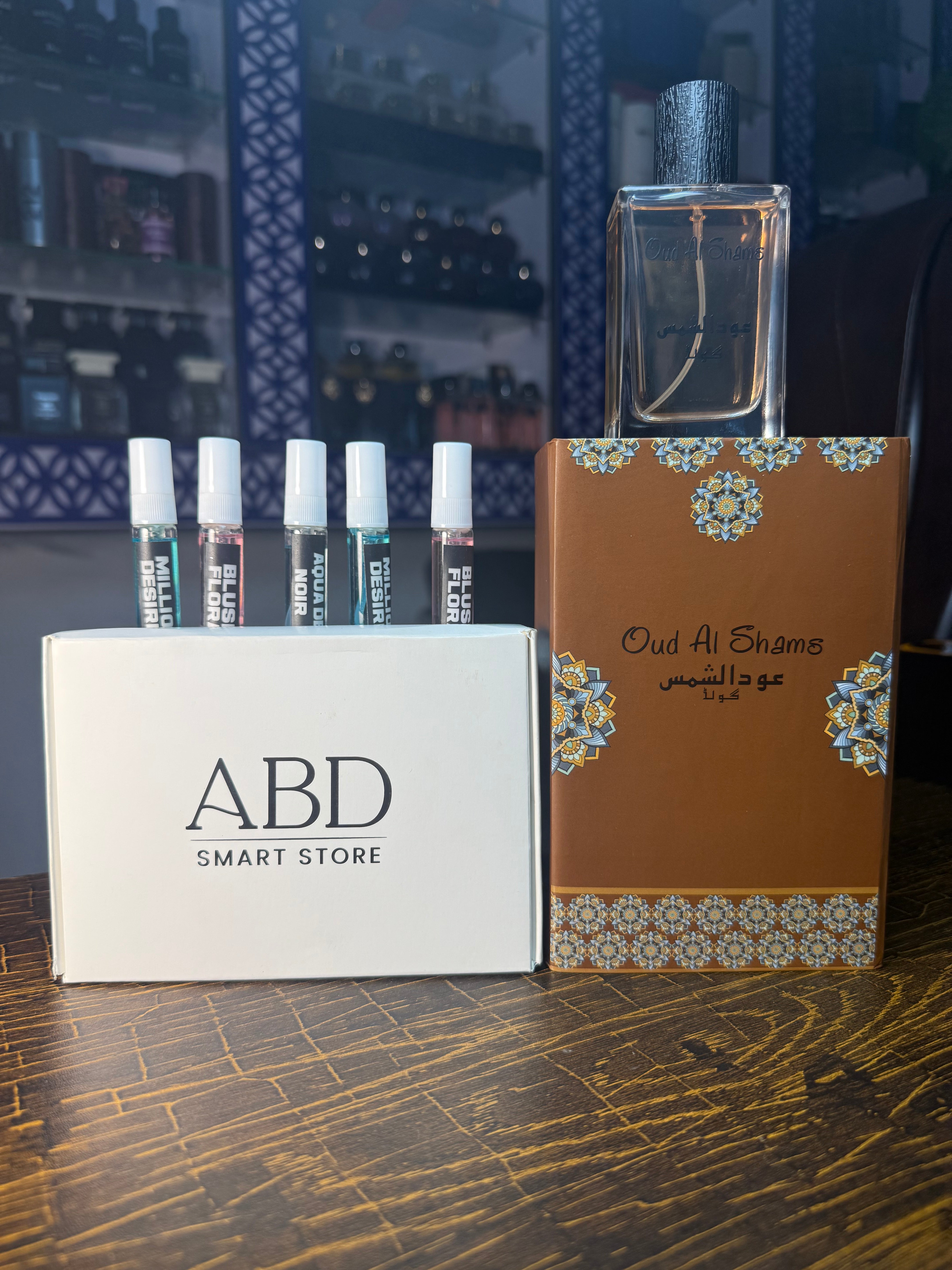 Tester box & Oud al shams Gold