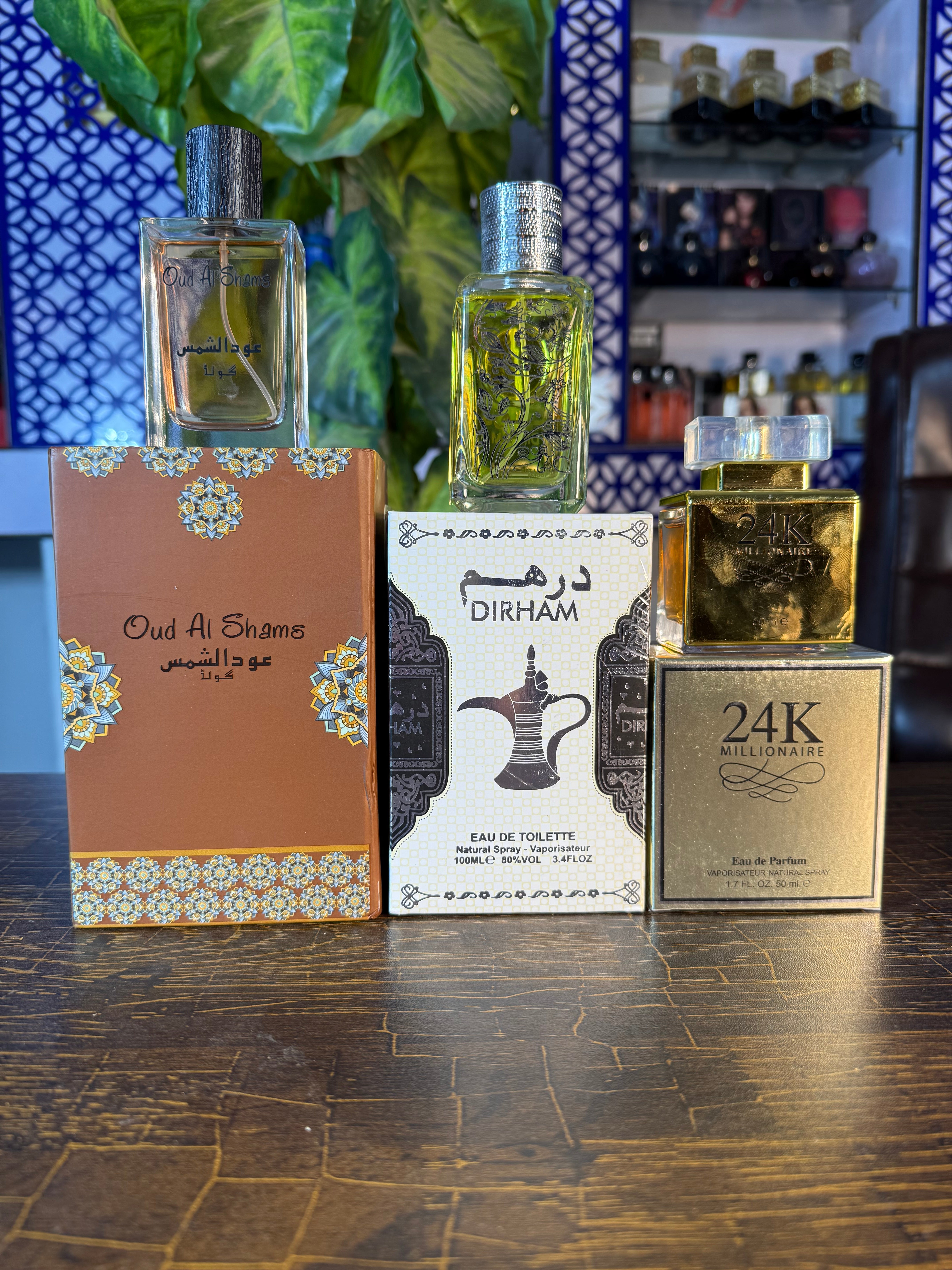 Dirham + 24k Gold + Oud Al Shams