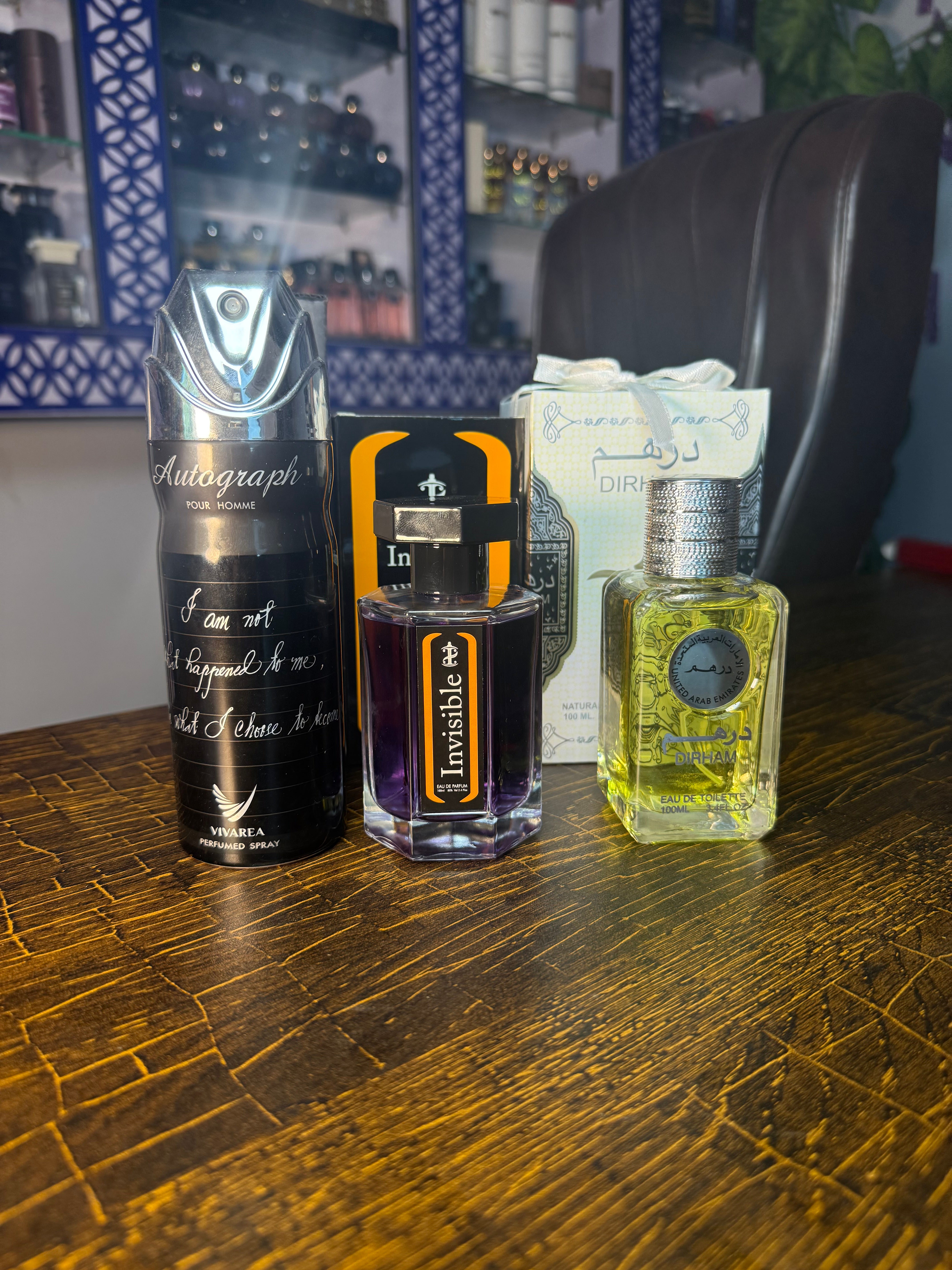 Dirham + Invisible + bodyspray