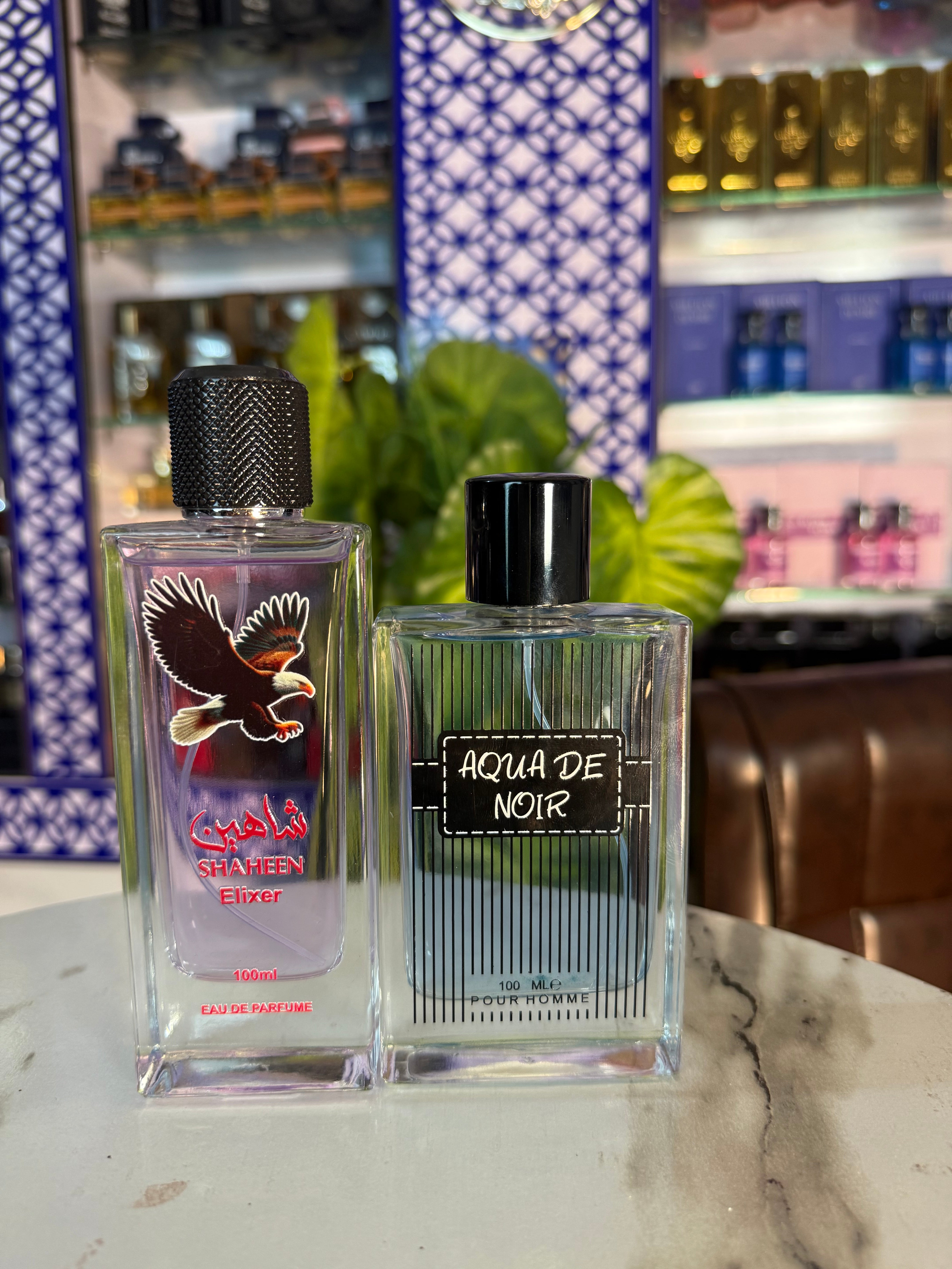 Aqua De Noir & Shaheen Elixir