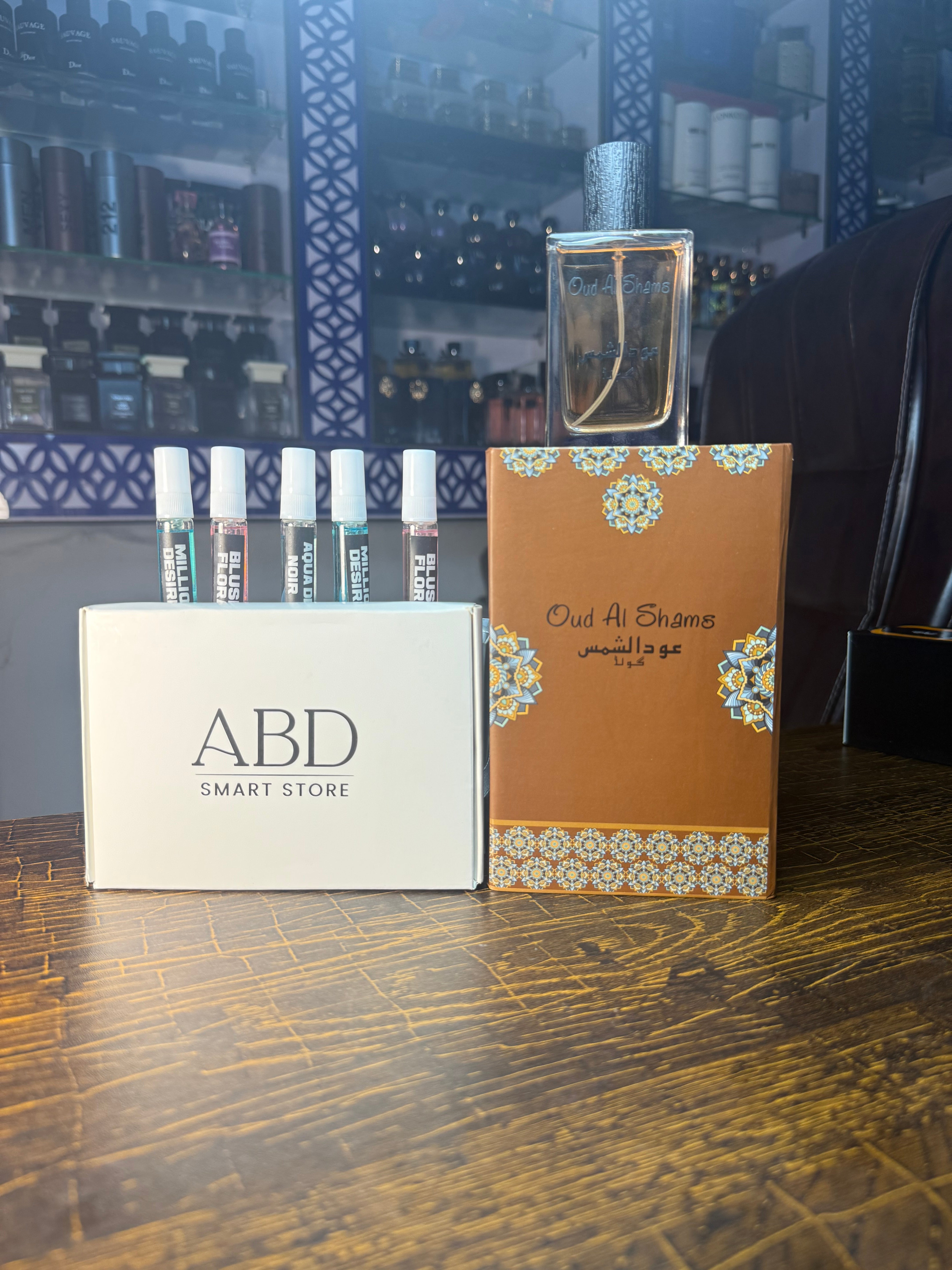 Tester box & Oud al shams Gold