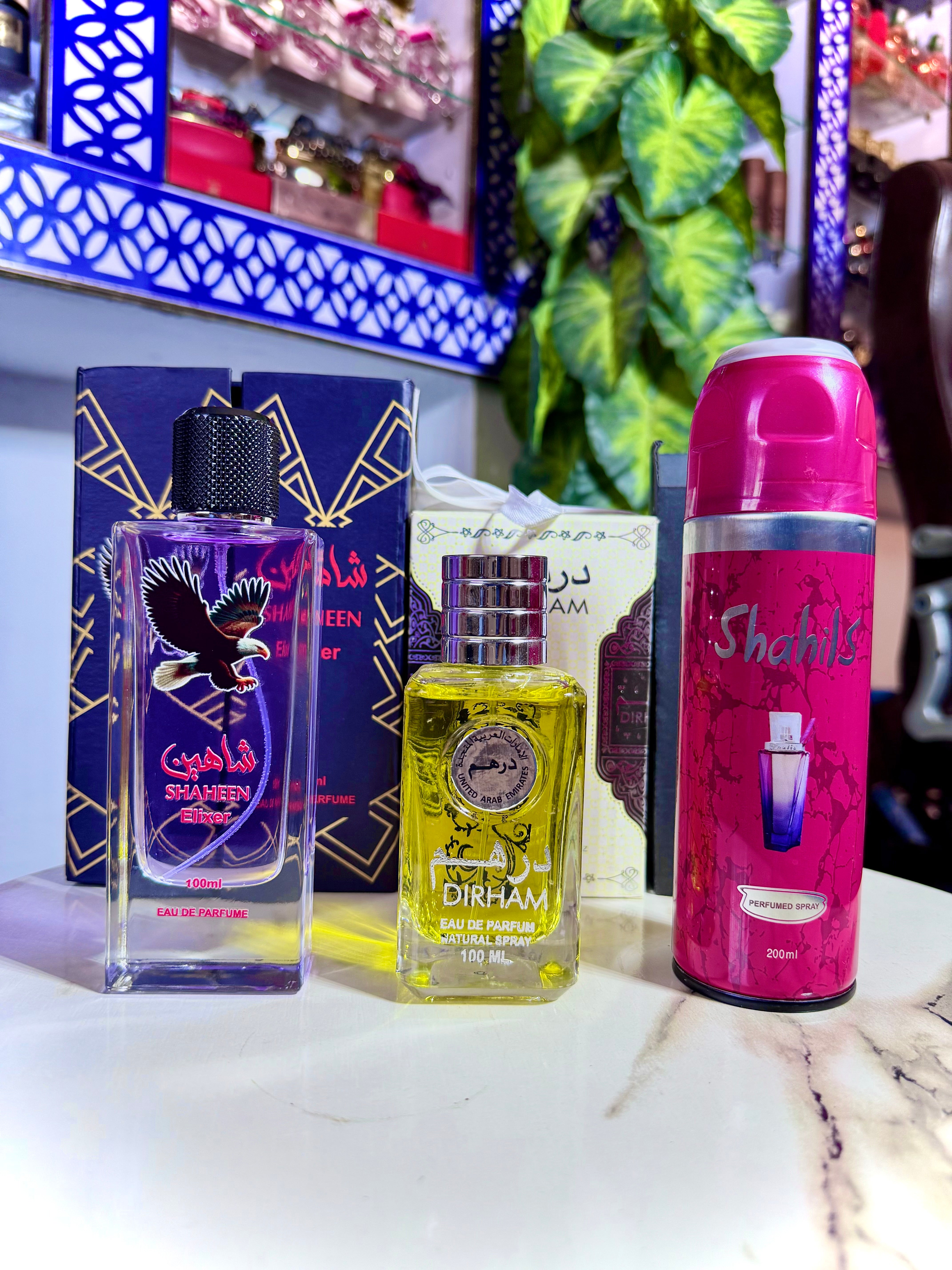 Shaheen + Dirham + Bodyspray