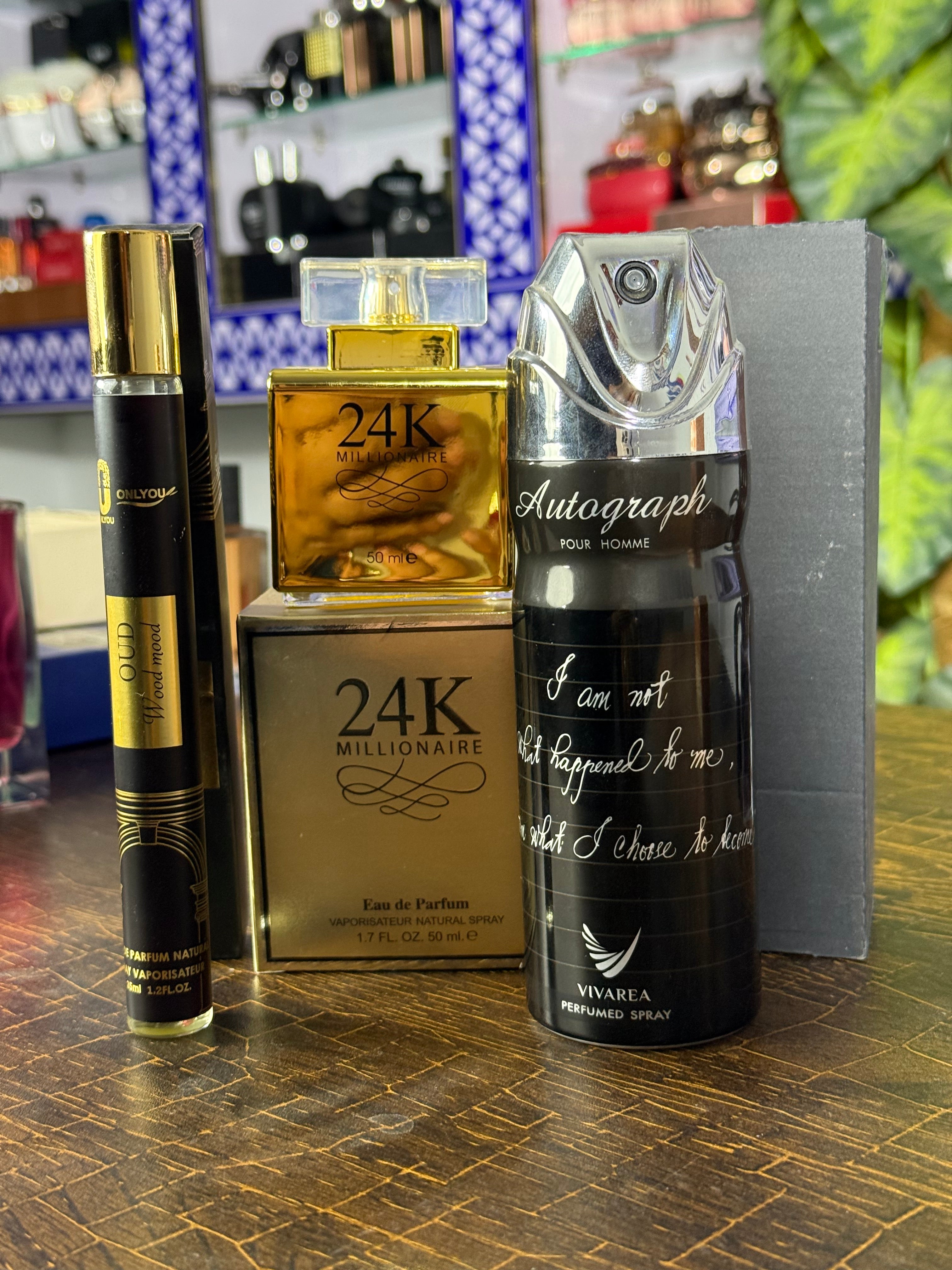 Tester + 24k + bodyspray