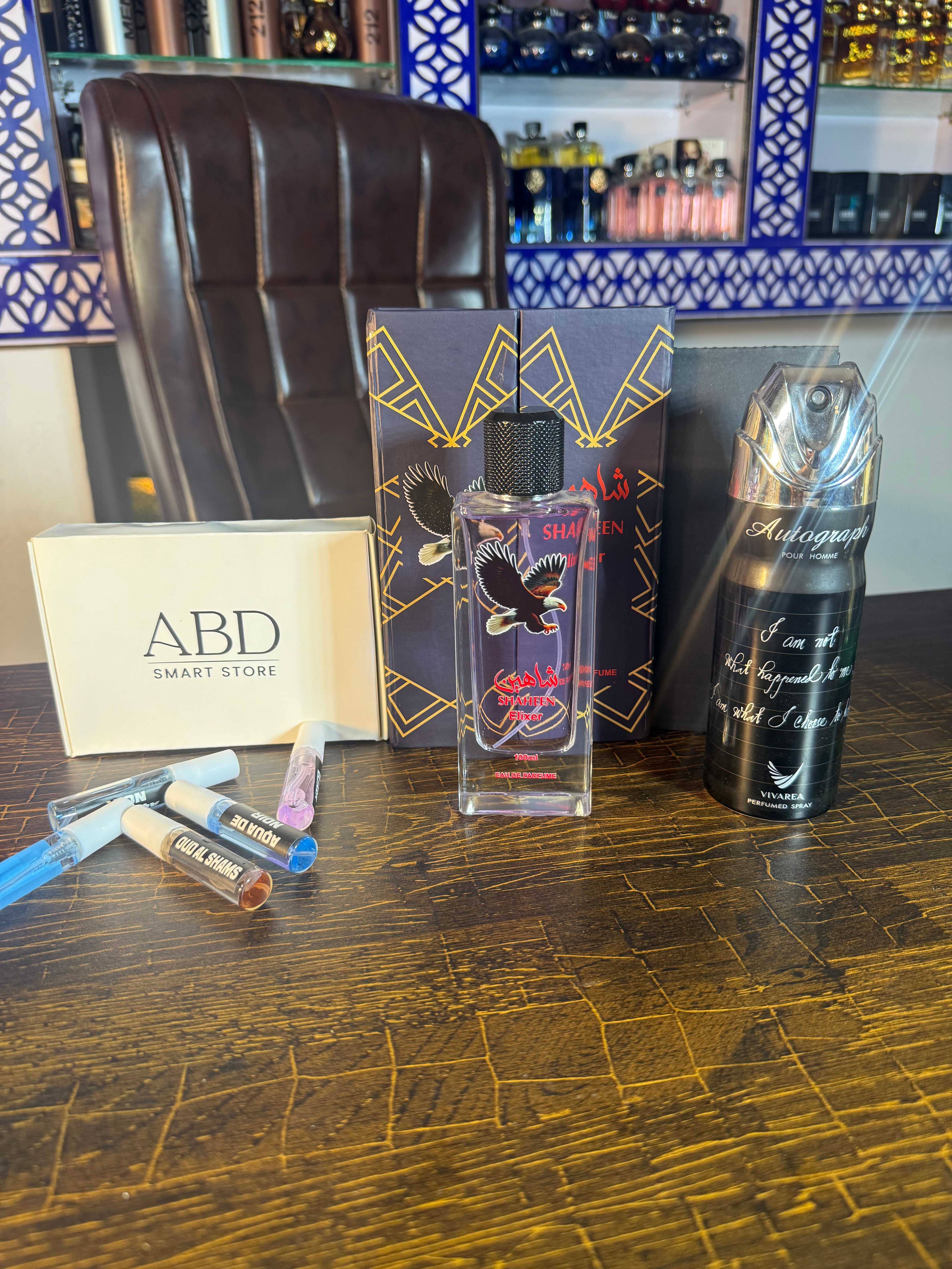 Shaheen + Tester Box + bodyspray