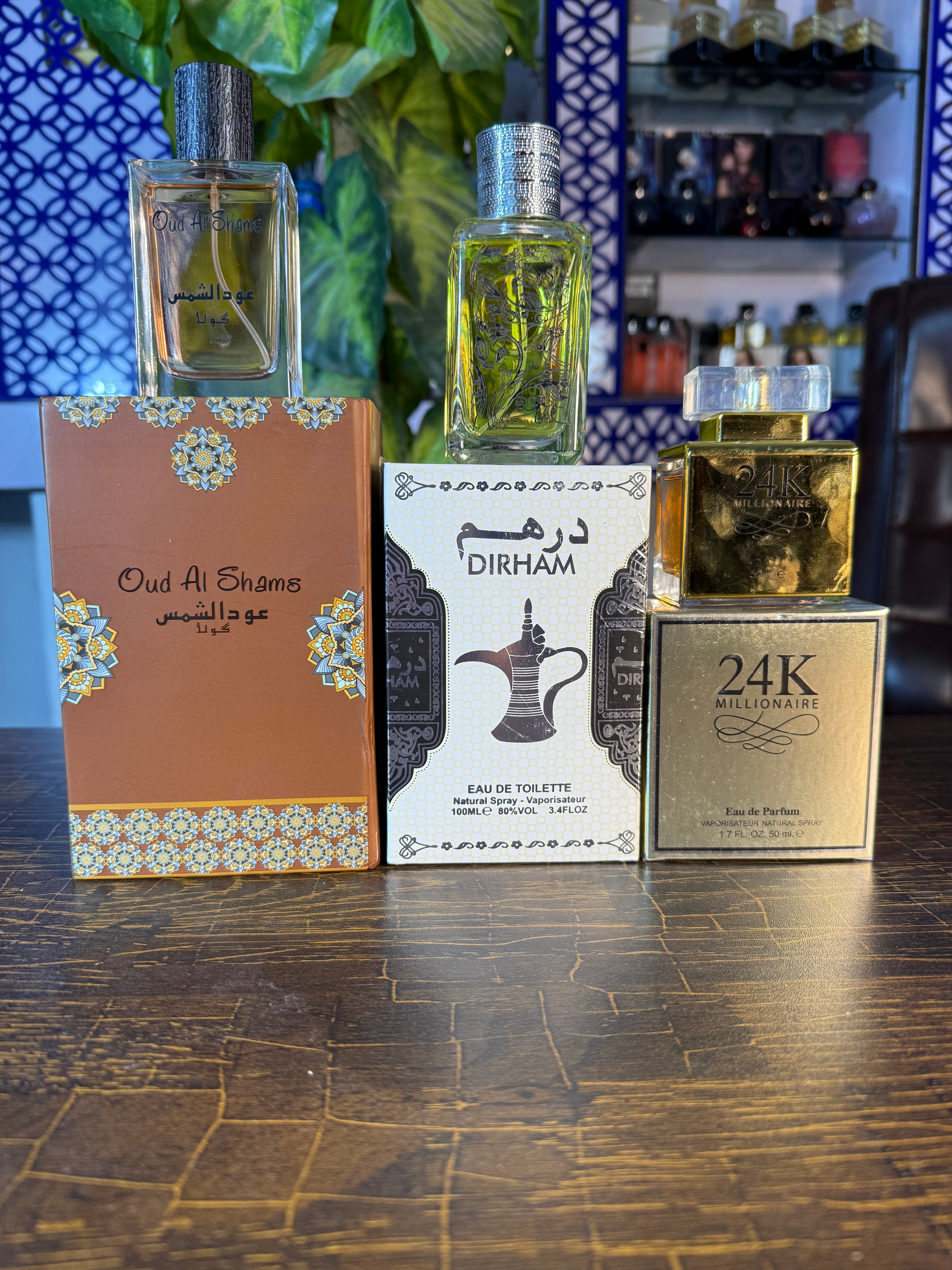 Dirham + 24k Gold + Oud Al Shams
