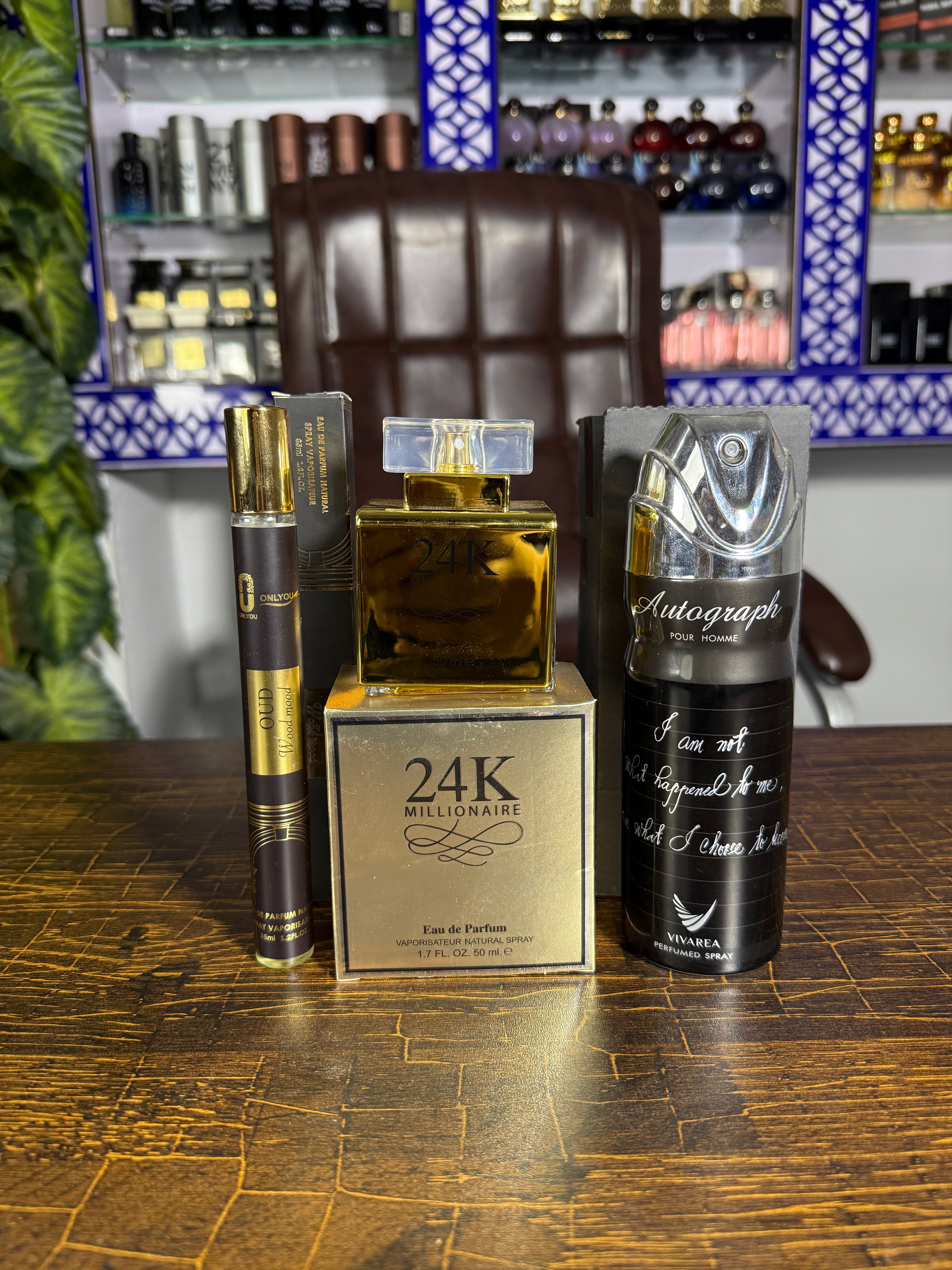 Tester + 24k + bodyspray