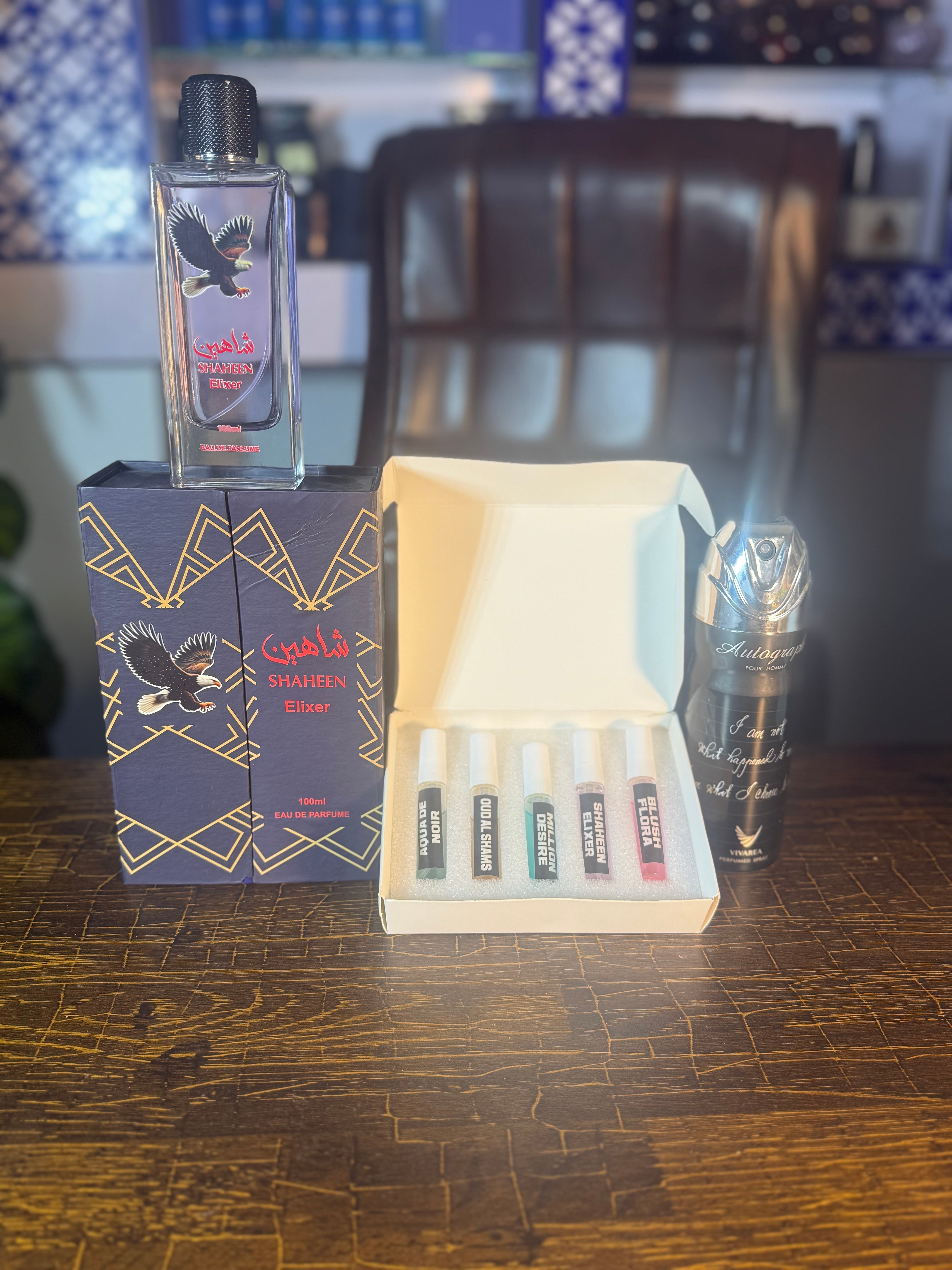 Shaheen + testerbox + bodyspray