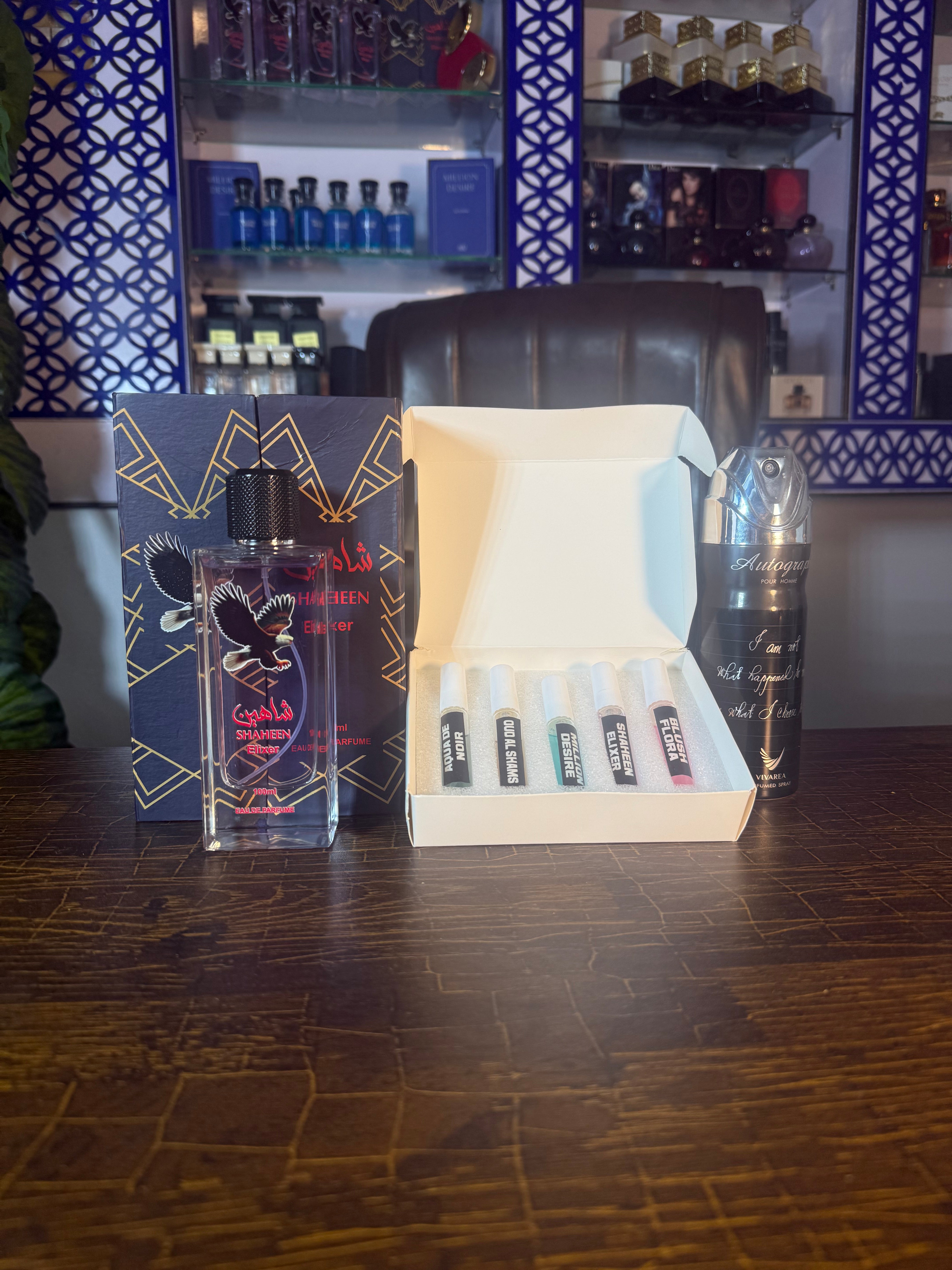 Shaheen + testerbox + bodyspray