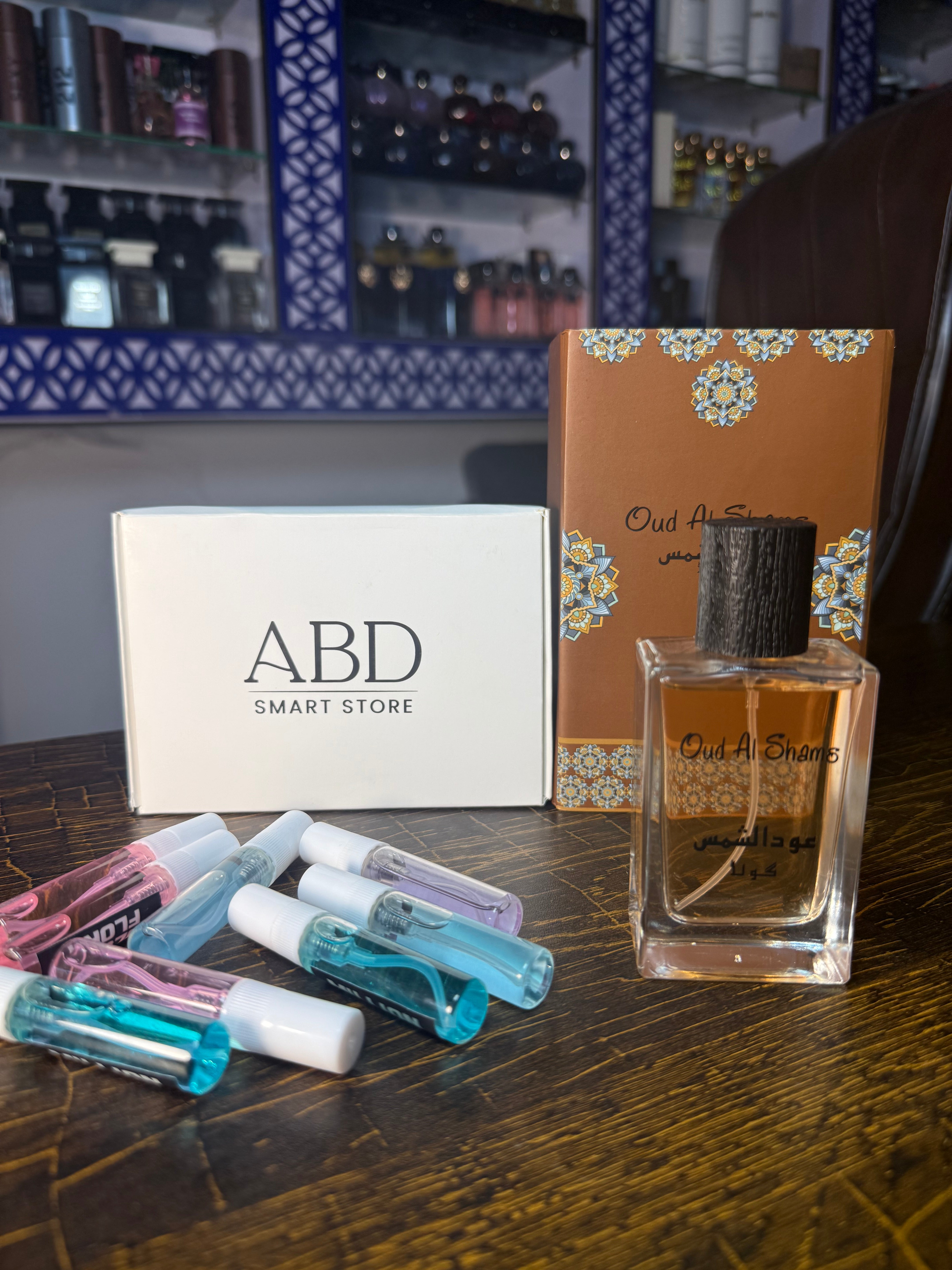 Tester box & Oud al shams Gold