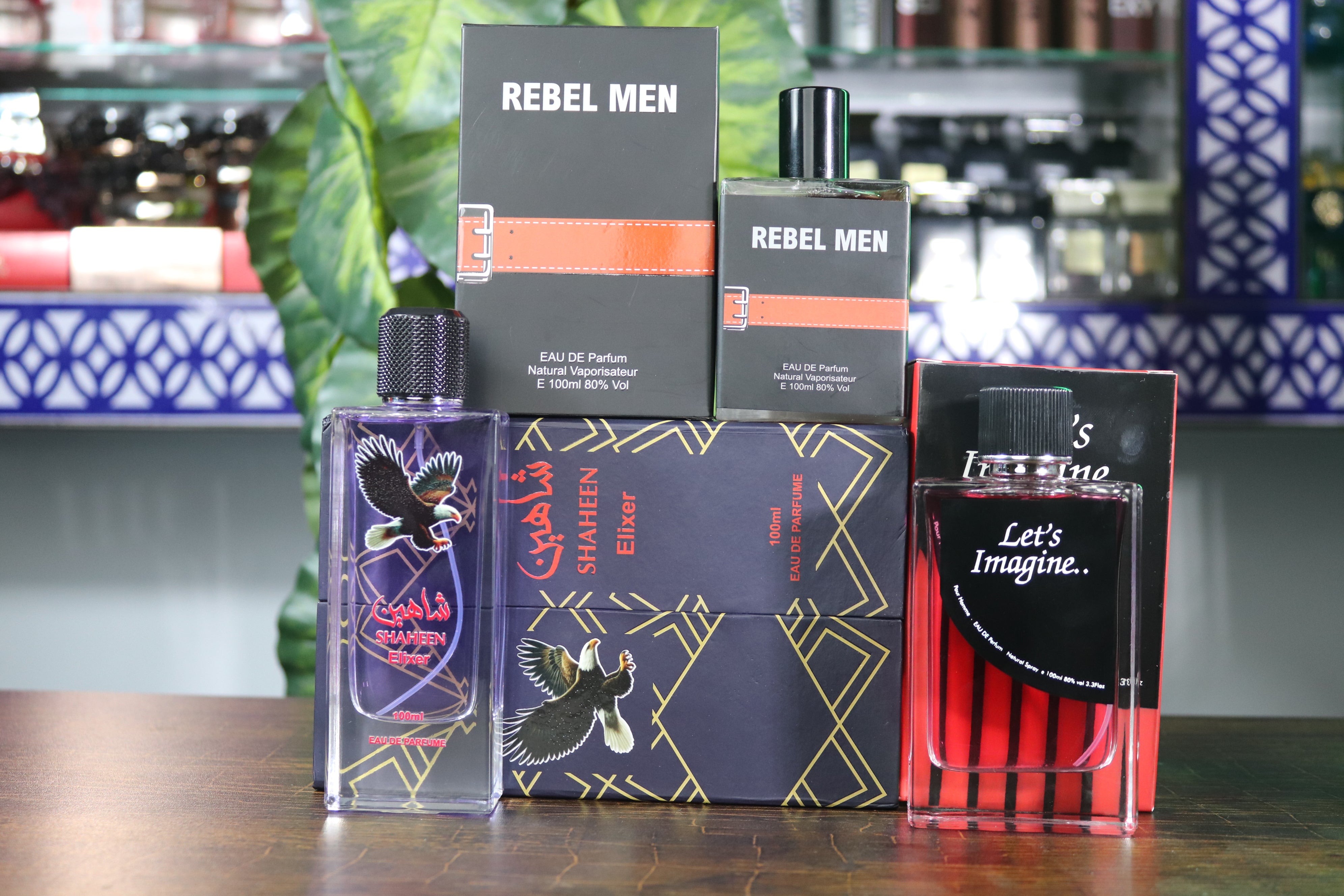 Shaheen + Rebelmen + Let's Imagin ( 3 perfumes )