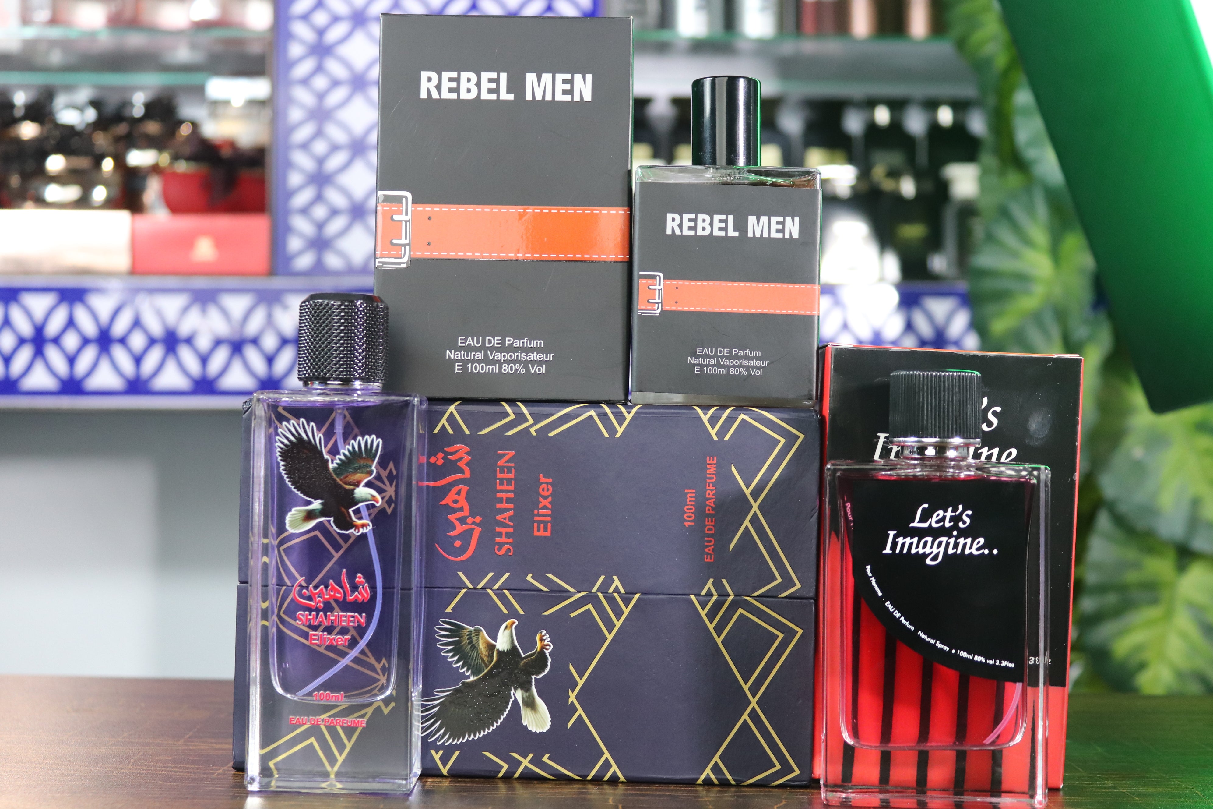 Shaheen + Rebelmen + Let's Imagin ( 3 perfumes )