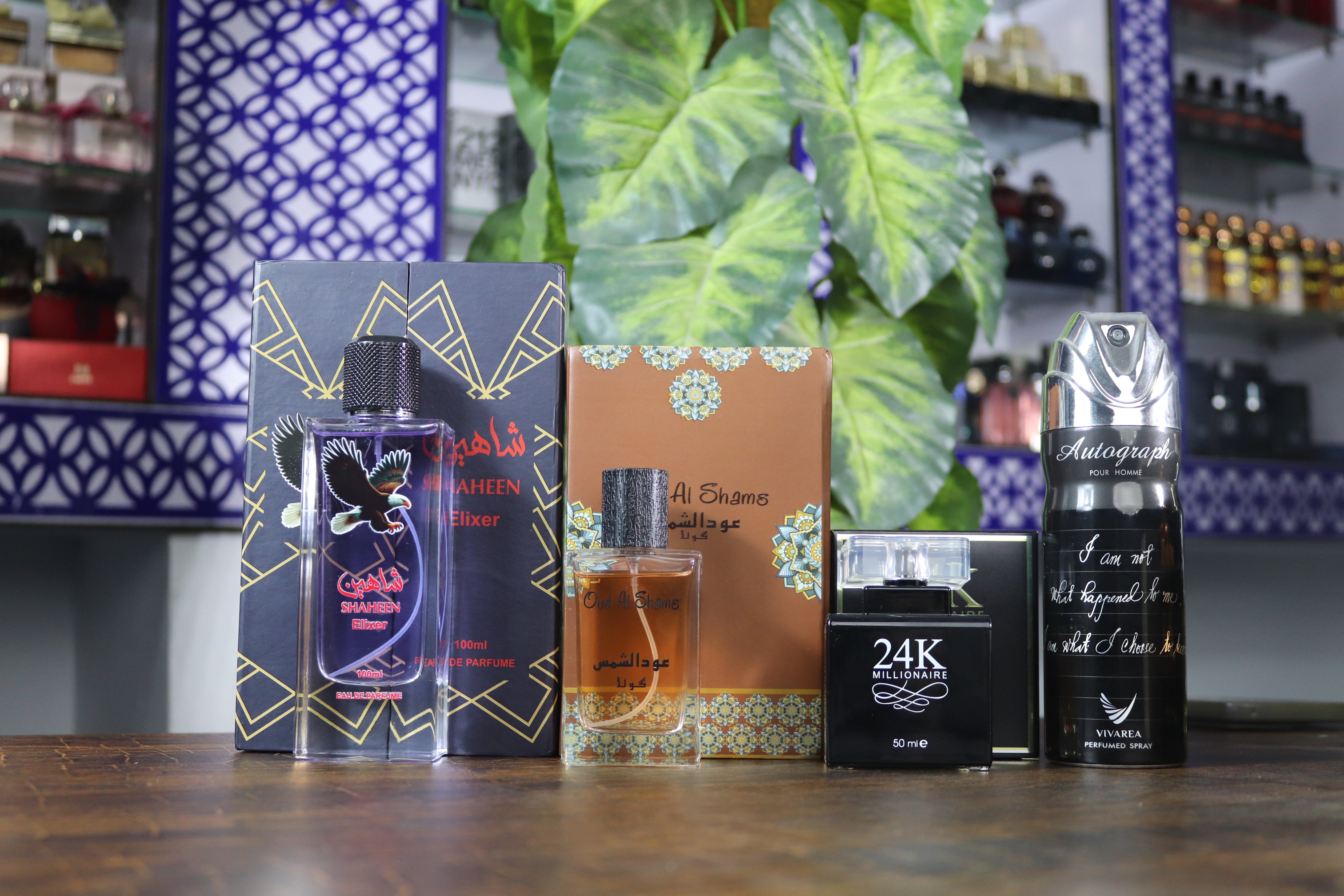 Deal#01
Shaheen + 24k + oud Al shams+ body spray deal