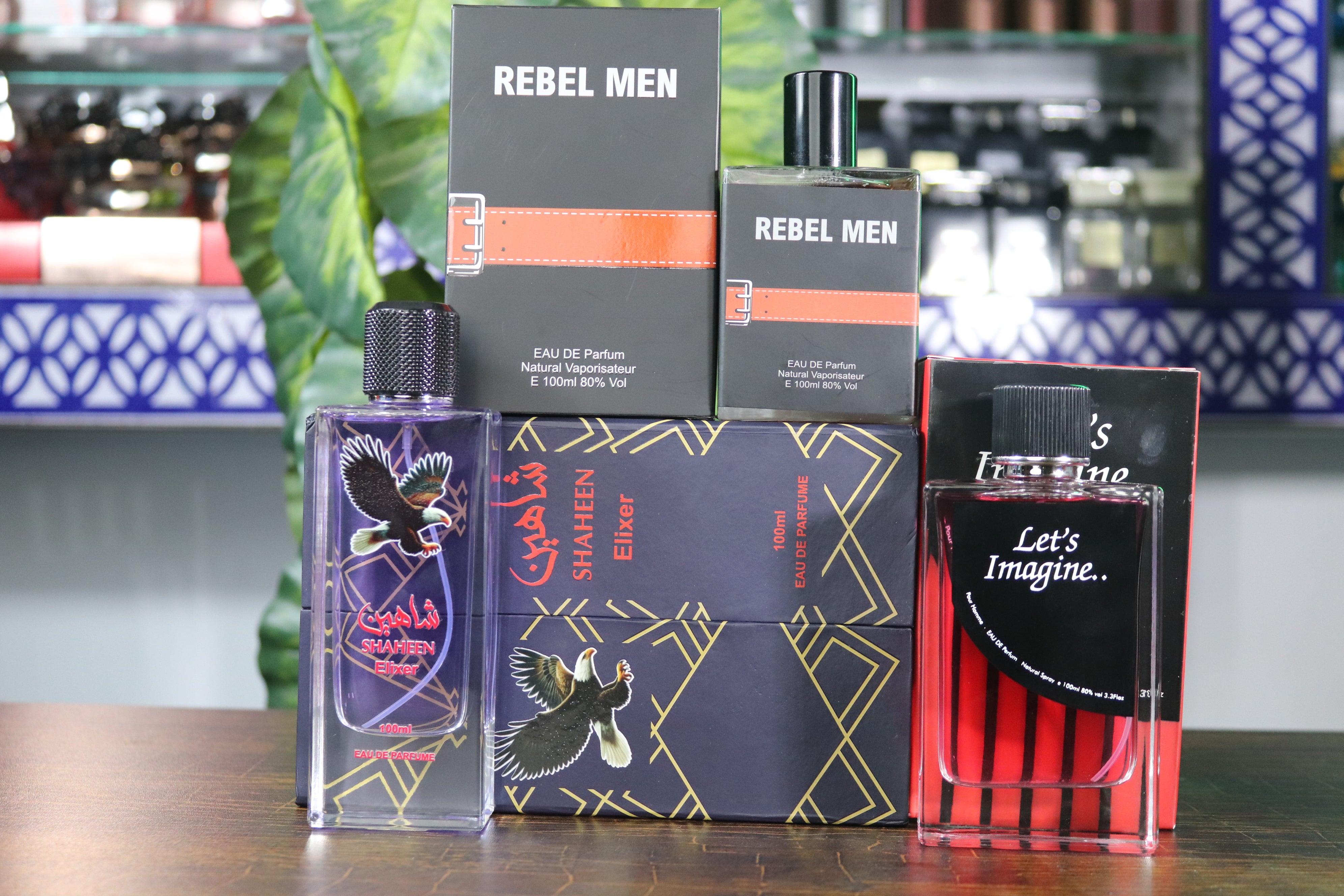 Shaheen + Rebelmen + Let's Imagin ( 3 perfumes )